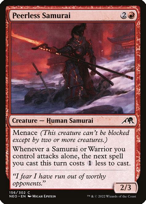 mtg samurai